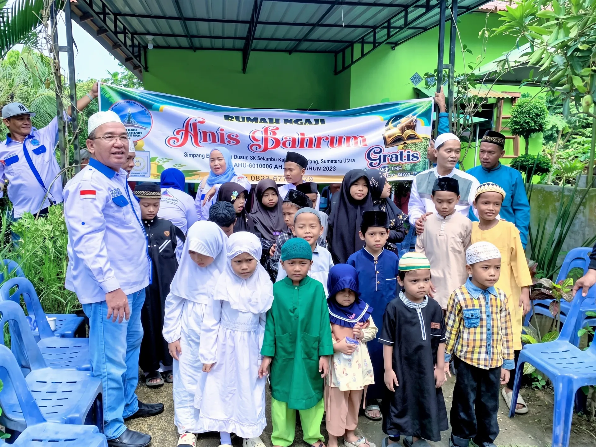 DPP PSN Resmikan Rumah Mengaji Gratis "Anis Bahrum" di Deli Serdang